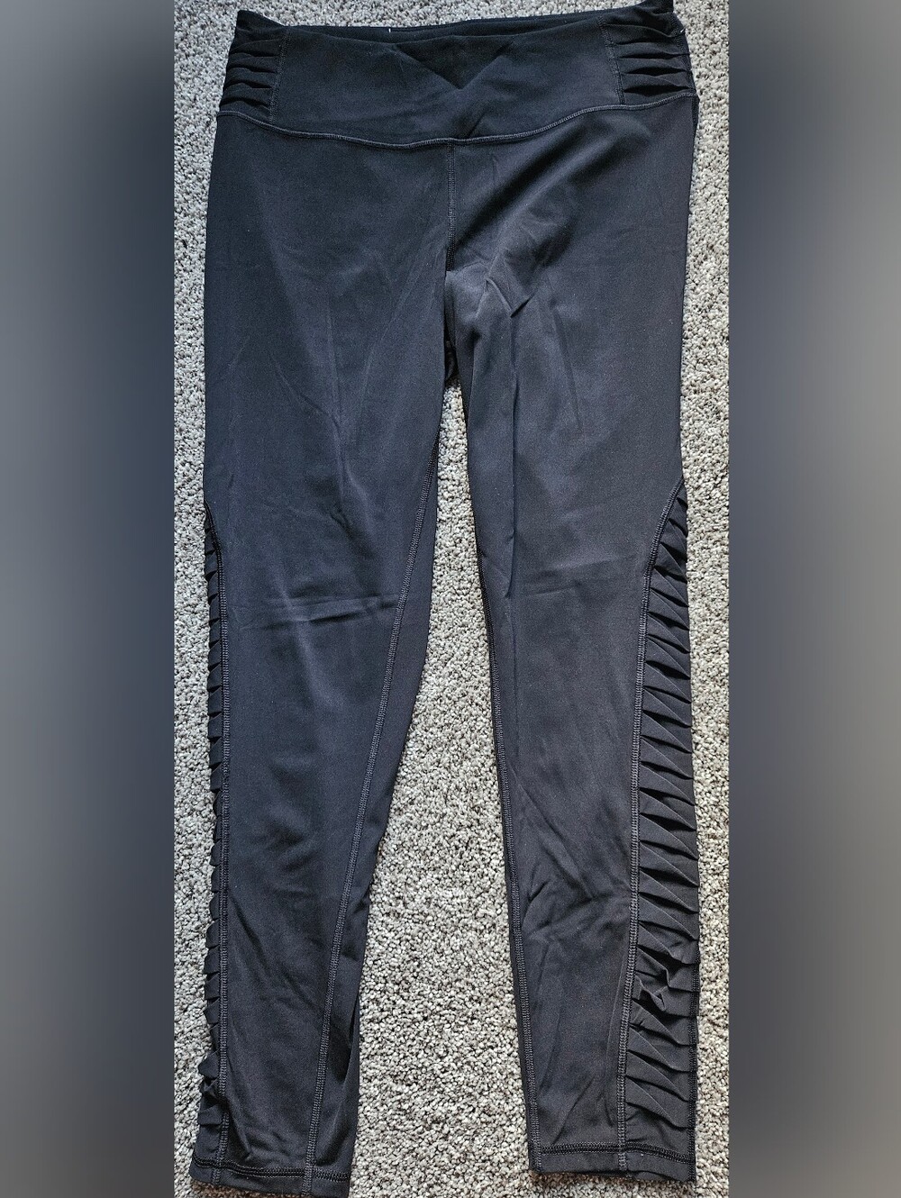 Victoria Sport Total Knock Out Leggings Large,Side Ruching Black Great Condition